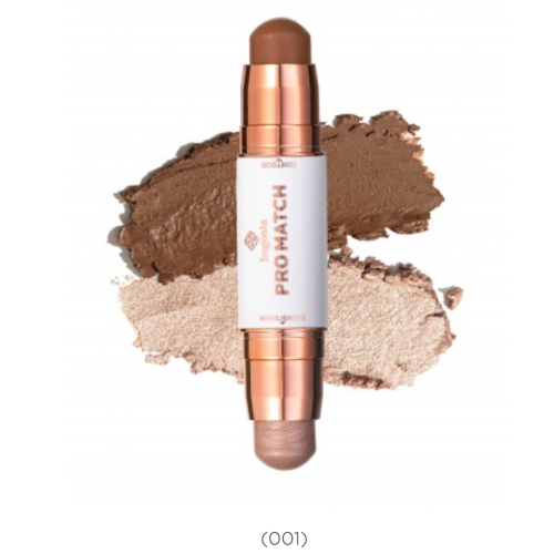 Оптом Хайлайтер+контур Богенія BOGENIA MATCH STICK HIGHLIGHTER & CONTOUR BOGENIA BG656 - 12 г