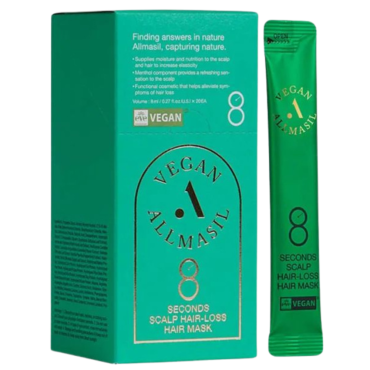 Оптом Маска проти випадіння волосся MASIL ALLMASIL 8 SECONDS SCALP HAIR-LOSS HAIR MASK - 8 мл