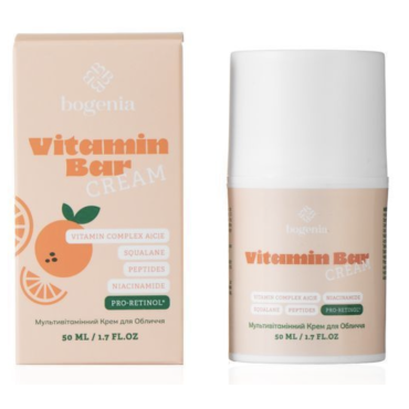 Оптом Мультивітамінний крем для обличчя BOGENIA VITAMIN BAR BG439 №002 - 50 мл