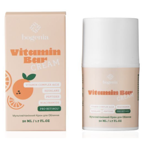Оптом Мультивітамінний крем для обличчя BOGENIA VITAMIN BAR BG439 №002 - 50 мл