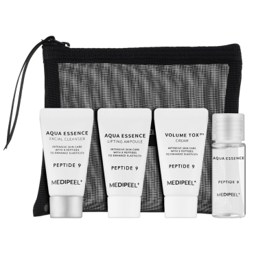 Оптом Зволожувальний набір для обличчя з пептидами і гіалуроновою кислотою MEDI-PEEL PEPTIDE 9 AQUA ESSENCE TRIAL KIT - 4 предмети