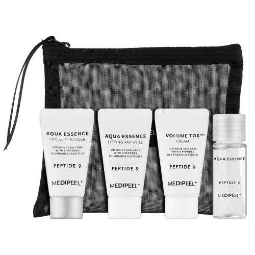 Оптом Зволожувальний набір для обличчя з пептидами і гіалуроновою кислотою MEDI-PEEL PEPTIDE 9 AQUA ESSENCE TRIAL KIT - 4 предмети