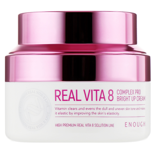 Оптом Живильний крем для обличчя з вітамінами ENOUGH REAL VITA 8 COMPLEX PRO BRIGHT UP CREAM - 50 мл