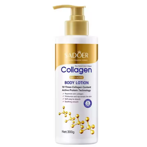 Оптом Зволожувальний лосьйон для тіла з екстрактом сакури та колагеном SADOER COLLAGEN SAKURA BODY LOTION - 300 мл