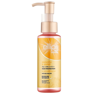 Оптом Олія для волосся "Розкішне сяйво" з олією алоє вера ELLIPS HAIR VITAMIN SMOOTH & SHINY HEAT PROTECTION WITH ALOE VERA OIL - 95 мл