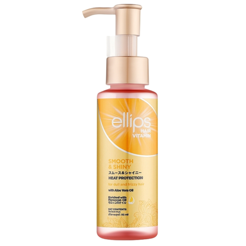 Оптом Олія для волосся "Розкішне сяйво" з олією алоє вера ELLIPS HAIR VITAMIN SMOOTH & SHINY HEAT PROTECTION WITH ALOE VERA OIL - 95 мл