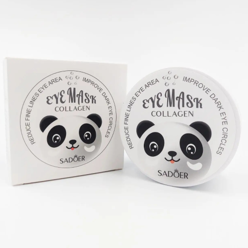Оптом Гідрогелеві патчі з колагеном від темних кіл під очима проти зморшок та заломів SADOER COLLAGEN EYE MASK - 60 од.