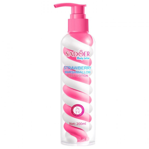 Оптом Лосьйон для тіла з екстрактом полуниці SADOER STRAWBERRY MARSHMALLOW BODY LOTION - 200 мл