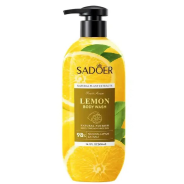 Оптом Зволожуючий гель для душу з екстрактом лимона SADOER LEMON BODY WASH - 400 мл