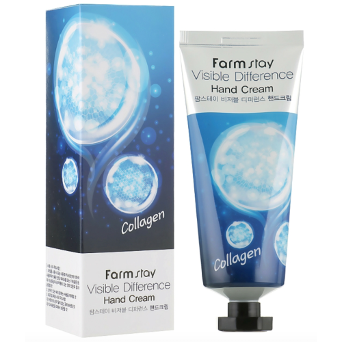 Оптом Крем для рук з колагеном FARMSTAY VISIBLE DIFFERENCE HAND CREAM COLLAGEN - 100 г