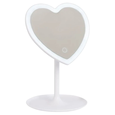 Оптом Дзеркало з LED підсвіткою на підставці у формі серця