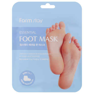 Оптом Маска-шкарпетки для ніг FARMSTAY ESSENTIAL FOOT MASK - 2 од. * 14 г Оптом Маска-шкарпетки для ніг FARMSTAY ESSENTIAL FOOT MASK - 2 од. * 14 г