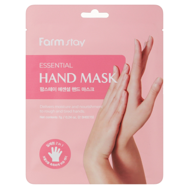 Оптом Маска-рукавички для рук з гіалуроновою кислотою та медом FARMSTAY ESSENTIAL HAND MASK - 7 г Оптом Маска-рукавички для рук з гіалуроновою кислотою та медом FARMSTAY ESSENTIAL HAND MASK - 7 г