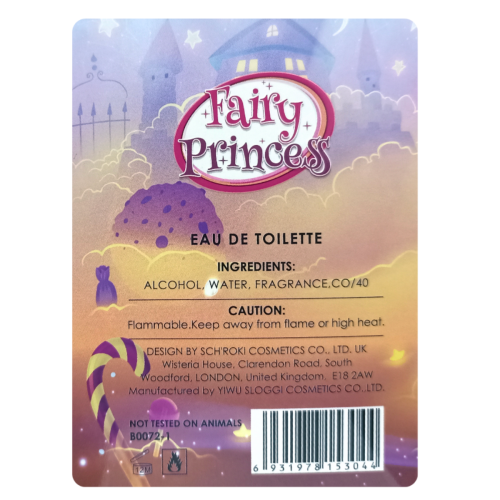 Оптом Туалетна вода для дітей від 5-х років FAIRY PRINCESS BODY PHILOSOPHY YIWU SLOGGI - 50 мл