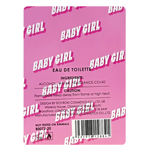 Оптом Туалетна вода для дітей від 5-х років BABY GIRL YIWU SLOGGI - 50 мл