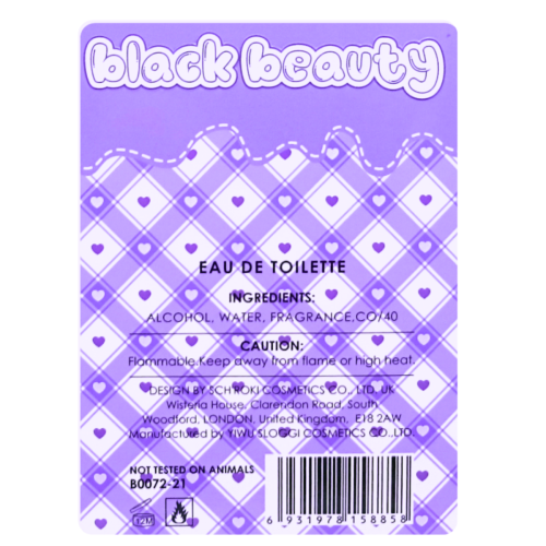 Оптом Туалетна вода для дітей від 5-х років BLACK BEAUTY YIWU SLOGGI - 50 мл