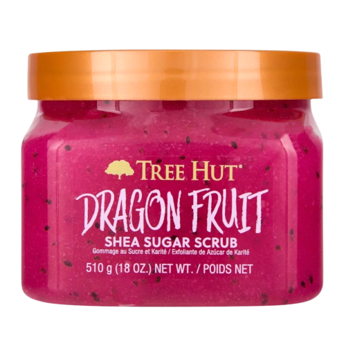 Оптом Скраб для тіла з ароматом драконового фрукту, ананасів і персиків TREE HUT DRAGON FRUIT SUGAR SCRUB - 510 г