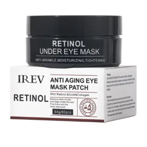 Оптом Антивікові гідрогелеві патчі з ретинолом та колагеном від мішків та темних кіл під очима IREV RETINOL UNDER EYE MASK - 60 од.