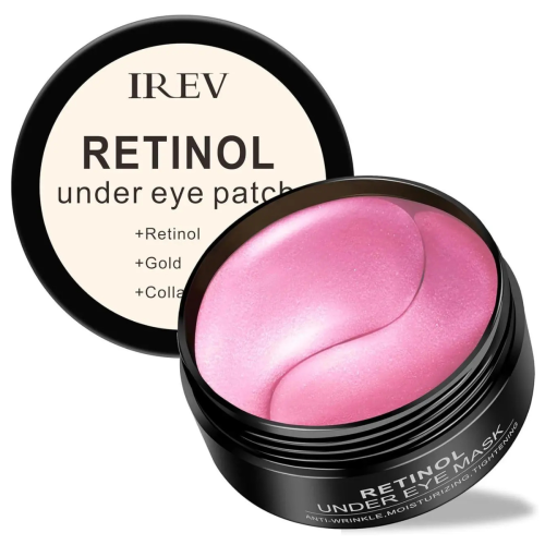 Оптом Антивікові гідрогелеві патчі з ретинолом та колагеном від мішків та темних кіл під очима IREV RETINOL UNDER EYE MASK - 60 од.