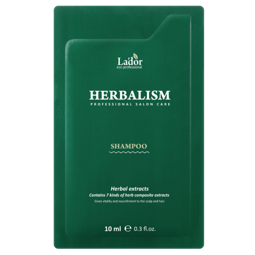 Оптом Пробник шампуню від випадіння волосся LADOR HERBALISM SHAMPOO - 10 мл