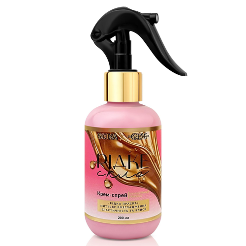 Оптом Крем-спрей "Рідка праска" Миттєве розгладження, еластичність та блиск SOIKA & GTM - 200 мл