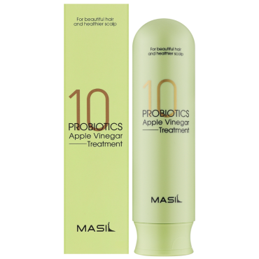 Оптом Бальзам від лупи з яблучним оцтом MASIL 10 PROBIOTICS APPLE VINEGAR TREATMENT - 300 мл