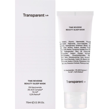 Нічна антивікова маска TRANSPARENT LAB TIME REVERSE BEAUTY SLEEP MASK - 75 мл