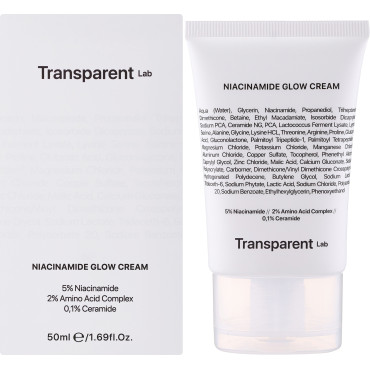 Освітлюючий крем-гель для обличчя з ніацинамідом TRANSPARENT LAB NIACINAMIDE GLOW CREAM - 50 мл