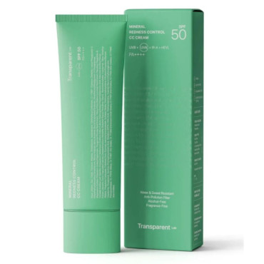 Мінеральний СС крем для контролю почервоніння TRANSPARENT LAB MINERAL REDNESS CONTROL CC CREAM SPF50 - 45 мл