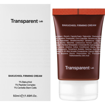 Зміцнюючий крем для обличчя з бакучіолом TRANSPARENT-LAB BAKUCHIOL FIRMING CREAM - 50 мл