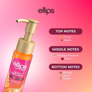 Оптом Термозахисний спрей сироватка Ультра Захист для волосся ELLIPS ULTRA TREATMENT HAIR SERUM - 48 мл