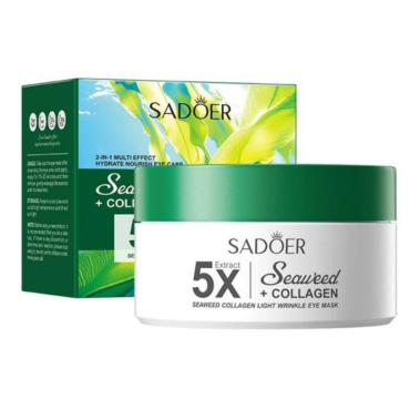 Оптом Патчі гідрогелеві з колагеном та морськими водоростями SADOER SEAWEED COLLAGEN LIGHT WRINKLE EYE MASK - 80 од.