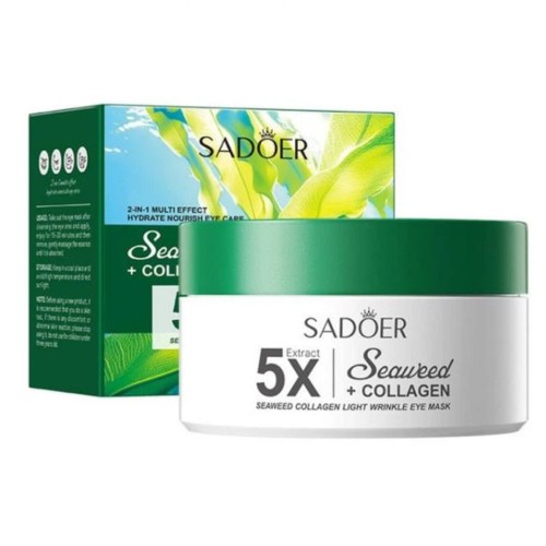 Оптом Патчі гідрогелеві з колагеном та морськими водоростями SADOER SEAWEED COLLAGEN LIGHT WRINKLE EYE MASK - 80 од.