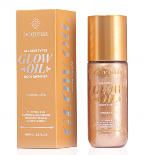 Оптом Олія-шимер для тіла GLOW OIL BODY SHIMMER MOONLIT PEARL BOGENIA BG462 – 100 мл
