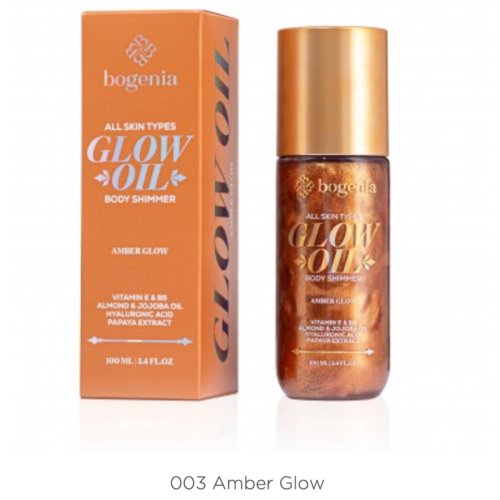 Оптом Олія-шимер для тіла GLOW OIL BODY SHIMMER MOONLIT PEARL BOGENIA BG462 – 100 мл