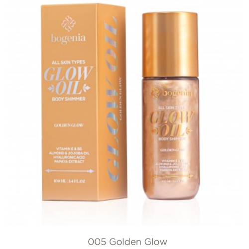 Оптом Олія-шимер для тіла GLOW OIL BODY SHIMMER MOONLIT PEARL BOGENIA BG462 – 100 мл