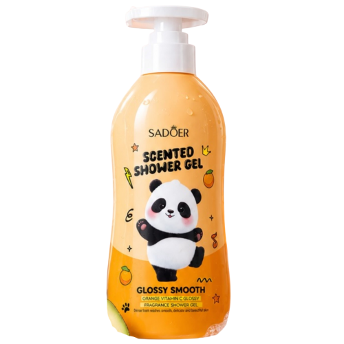 Оптом Парфумований гель для душу з олією авокадо та амінокислотами SADOER SCENTED SHOWER GEL ORANGE VITAMIN GLOSSY FRAGRANCE SHOWER GEL - 500 мл