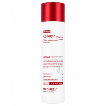 Оптом Омолоджувальний тонер для обличчя з ретинолом і колагеном MEDIPEEL RETINOL COLLAGEN LIFTING TONER - 150 мл Оптом Омолоджувальний тонер для обличчя з ретинолом і колагеном MEDIPEEL RETINOL COLLAGEN LIFTING TONER - 150 мл