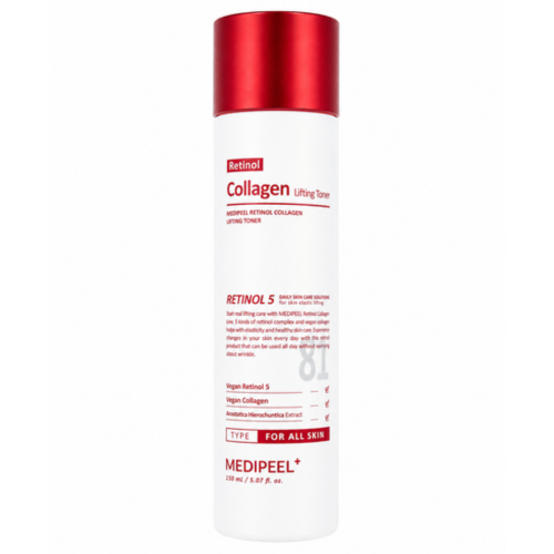 Оптом Омолоджувальний тонер для обличчя з ретинолом і колагеном MEDIPEEL RETINOL COLLAGEN LIFTING TONER - 150 мл
