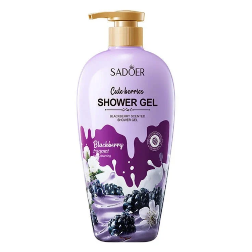 Оптом Гель для душу з ароматом ожини  SADOER CUTE BERRIES BLACKBERRY SCENTED SHOWER GEL - 1000 мл
