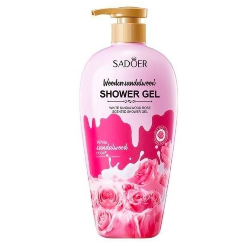 Оптом Гель для душу парфумований з ароматом сандалового дерева SADOER WOODEN SANDALWOOD SCENTED SHOWER GEL - 1000 мл