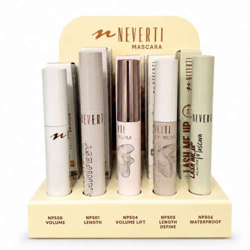 Оптом Стенд сет туш для вій BIG VOLUME SET-STAND NEVERTI NP500 NP501 NP504 NP505 NP506 (15+5)