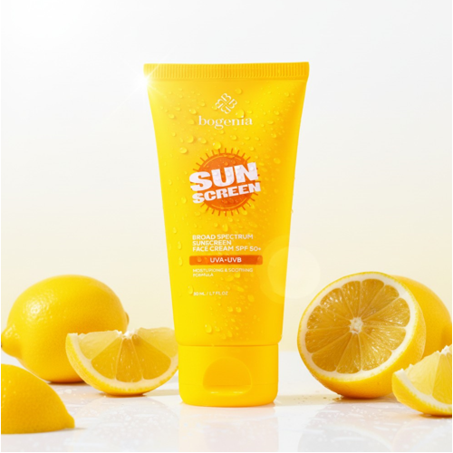 Оптом Сонцезахисний крем BOGENIA Sunscreen Face Cream SPF 50+ - 50 мл