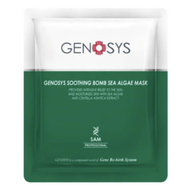 Заспокійлива маска з морськими водоростями GENOSYS SOOTHING BOMB SEA ALAGE MASK KIT (homecare) 